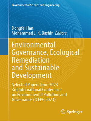 cover image of Environmental Governance, Ecological Remediation and Sustainable Development